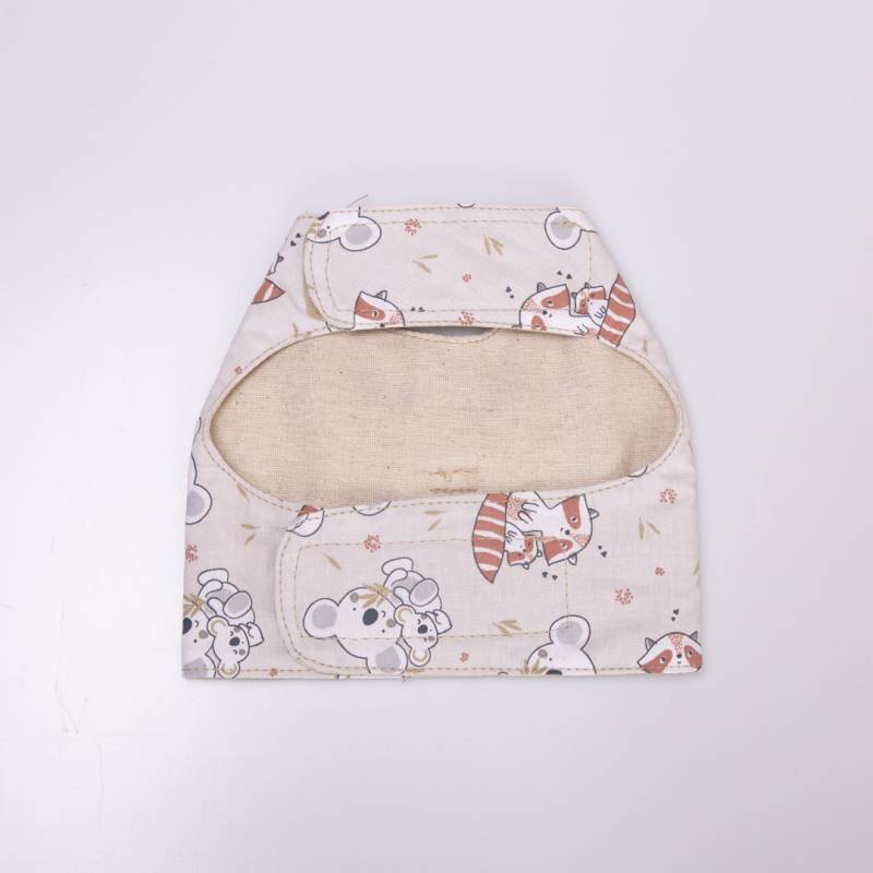 ARNÉS TEXTIL BEIGE CON KOALAS Y ZORRITOS - Imagen 4