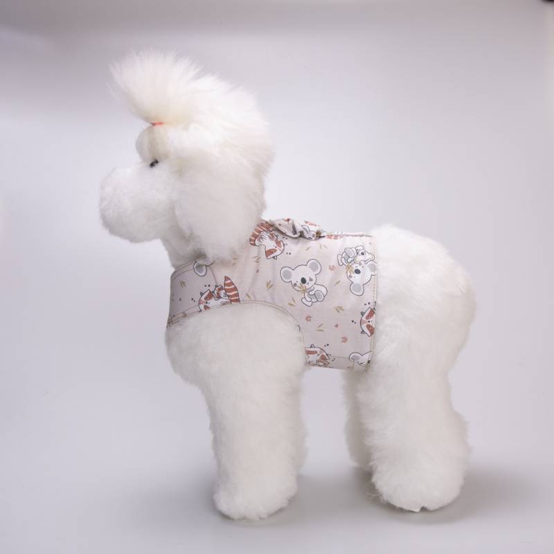 ARNÉS TEXTIL BEIGE CON KOALAS Y ZORRITOS - Imagen 2