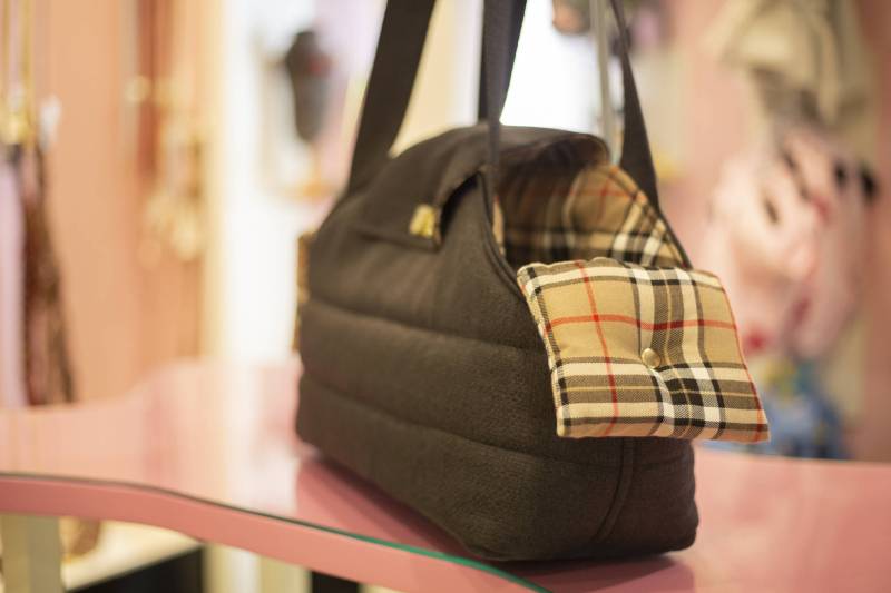 BOLSO TRANSPORTE NEGRO PARA PERRO