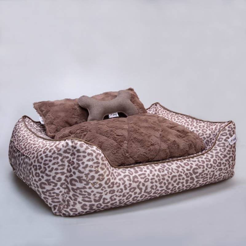 CAMA CLASSIC PIEL DE LEOPARDO