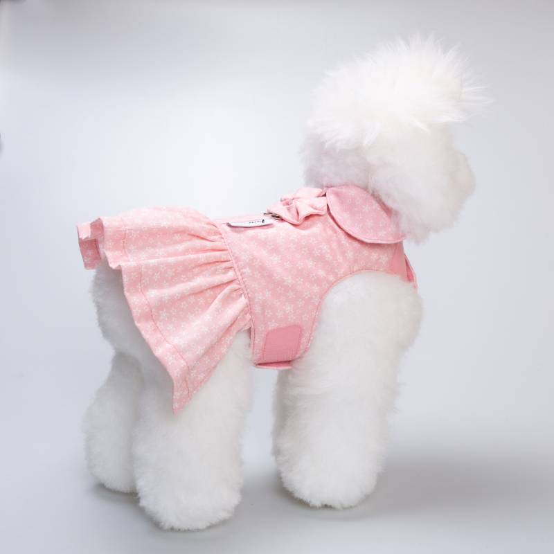 VESTIDO CON ANILLA ROSA ESTRELLITAS - Imagen 6