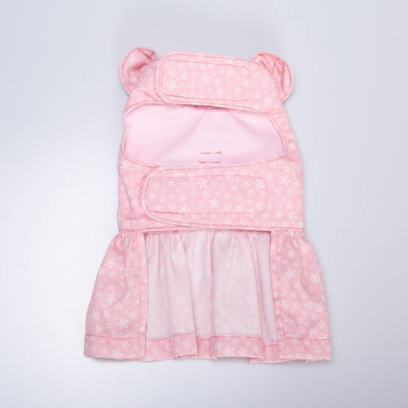 VESTIDO CON ANILLA ROSA ESTRELLITAS - Imagen 4