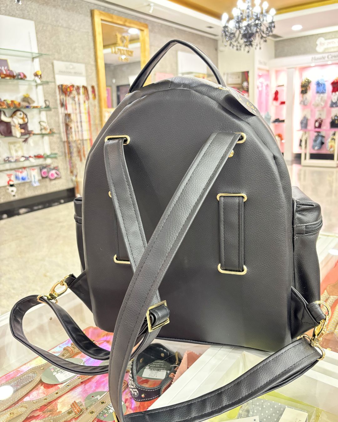 Mochila para perros Traveller Egg negra - Imagen 3